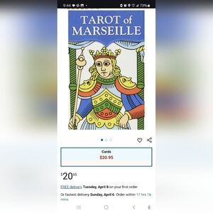 Tarot of Marseille Deck